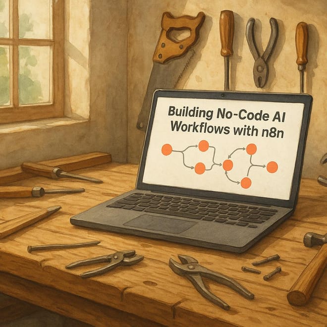 Image of: Building No-Code AI Workflows with n8n